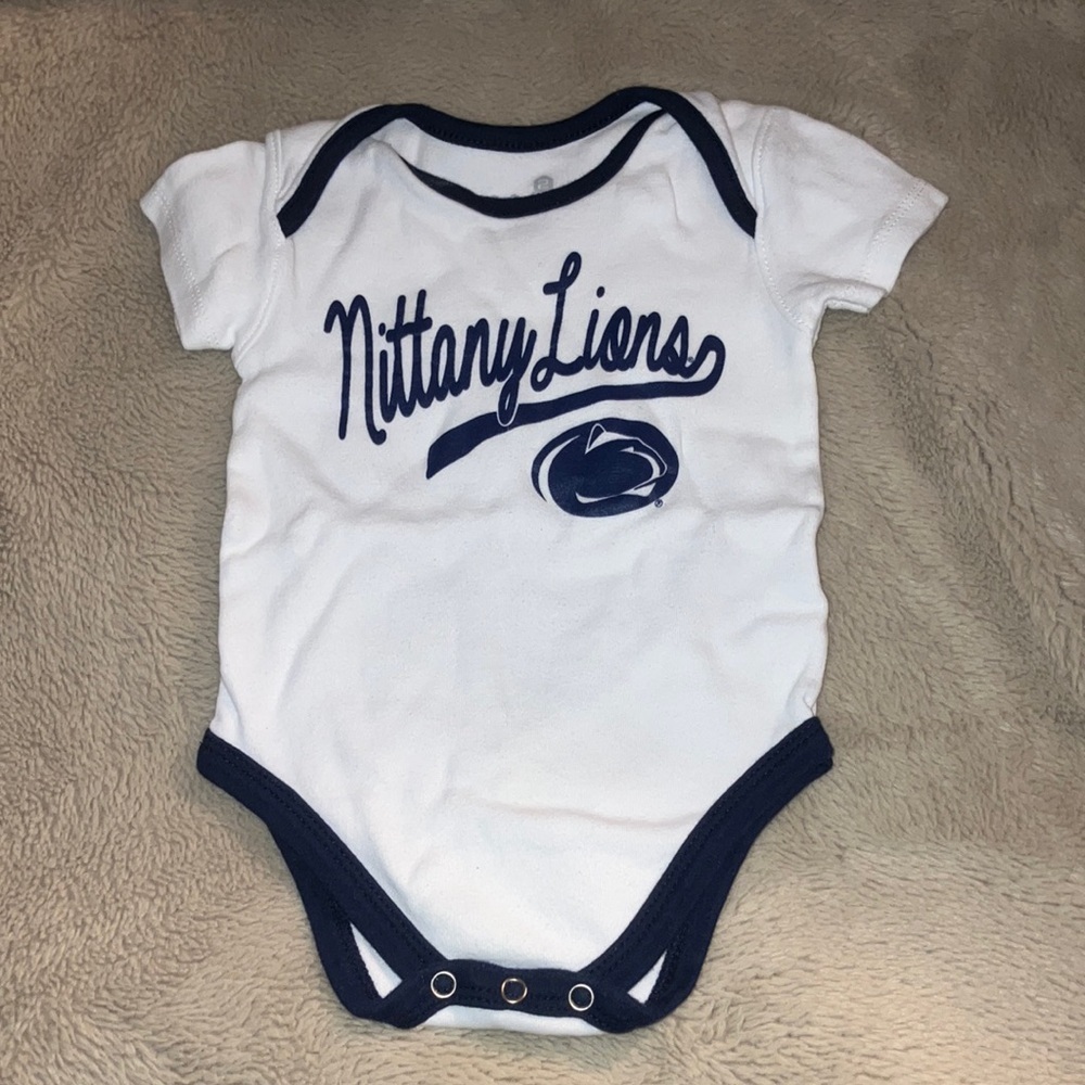🎉4 for $20 Penn State Short Sleeve Onesie, 6/9 months